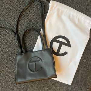 Telfar small shopping bag in black